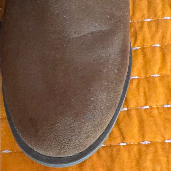 Mossimo Supply Co. Brown Fringe Heeled Boots - Picture 6 of 9